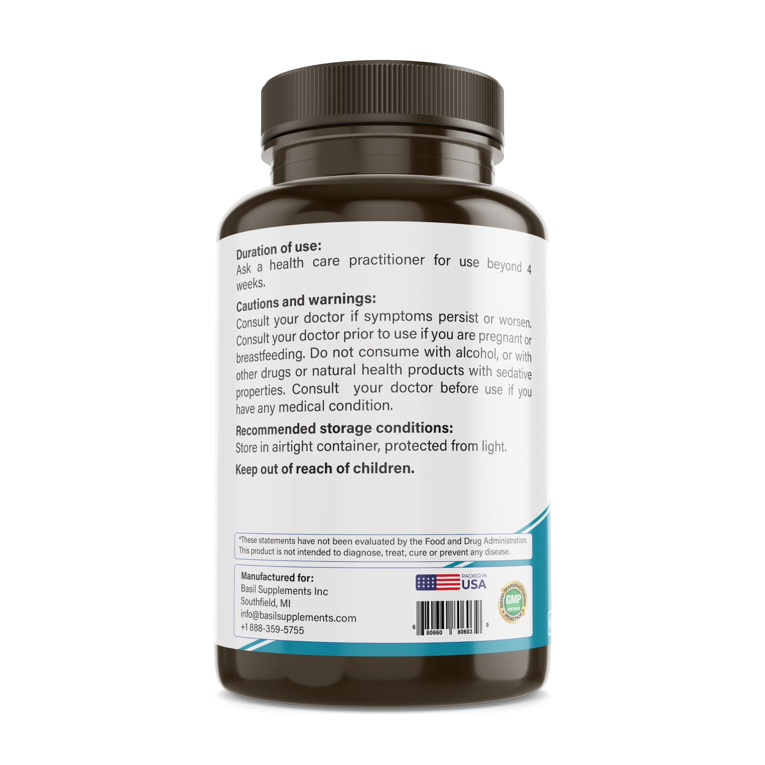 D - STRESS - BasilSupplements