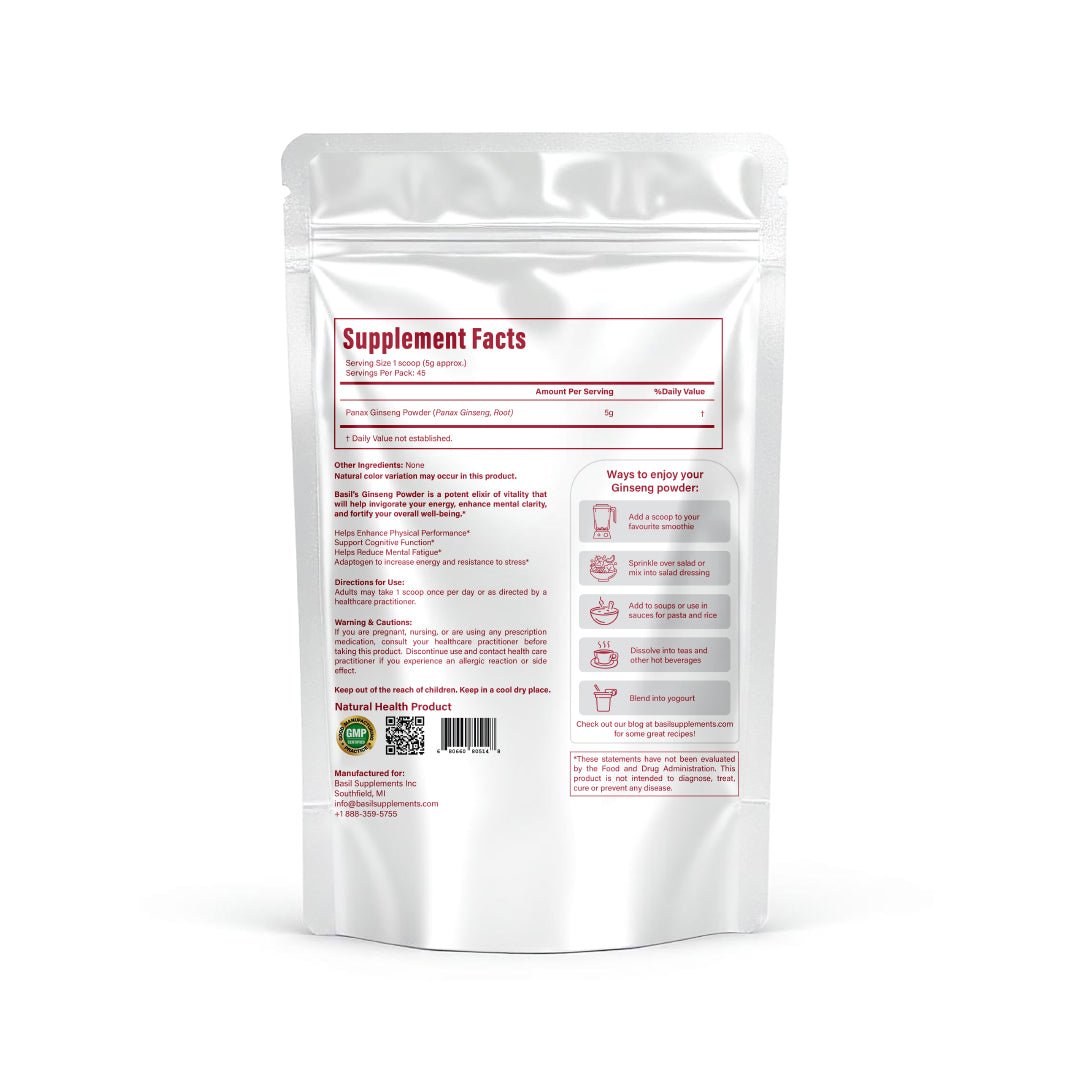 Ginseng Powder - BasilSupplements