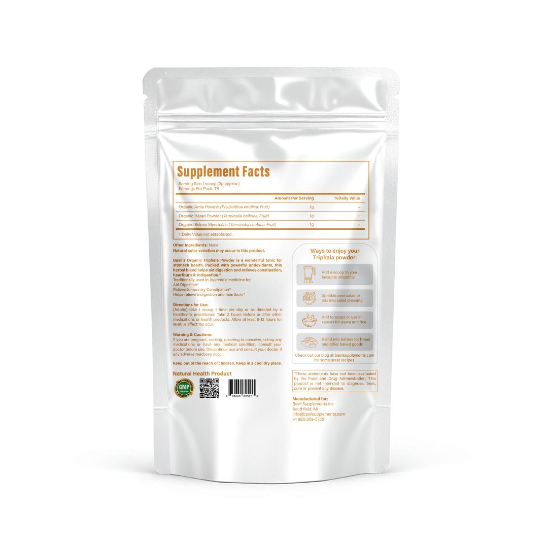Triphala Powder - BasilSupplements