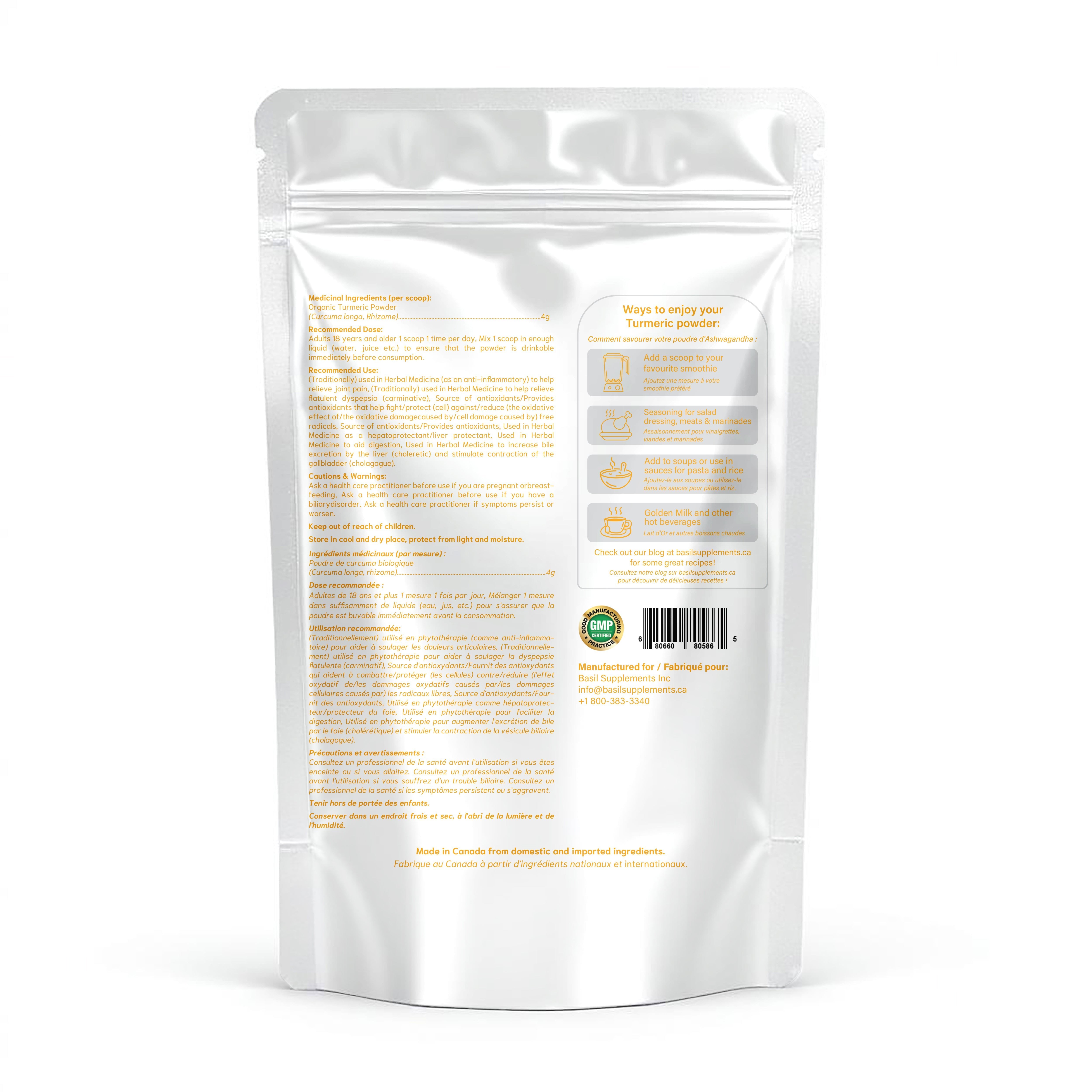 Turmeric Powder - BasilSupplements